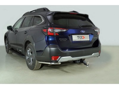 Защита задняя (уголки) 42,4 мм для Subaru Outback VI Рестайлинг 2022 – н.в. SUBOUT21-28