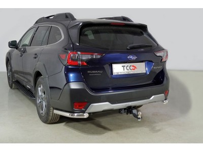 Защита задняя (уголки) 60,3 мм для Subaru Outback VI Рестайлинг 2022 – н.в. SUBOUT21-29