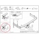 Фаркоп оцинкованный Galia шар A для Audi A4/Volkswagen Passat B5/Skoda Superb 1996-2008