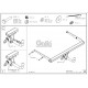 Фаркоп оцинкованный Galia шар C съемный для Ford Kuga 2008-2021
