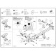 Фаркоп оцинкованный Galia шар A для Mercedes-Benz GL-Class X164/X166/GLE-Class/GLS-Class 2005-2021