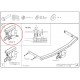 Фаркоп оцинкованный Galia шар C съемный для Volkswagen Golf 5/6/Golf Plus/Audi A3 2003-2012