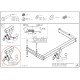 Фаркоп оцинкованный Galia шар A для Audi A4/A4 Allroad/A5 2007-2016