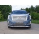 Защита переднего бампера с ДХО 76 мм ТСС для Cadillac Escalade 2015-2021