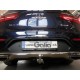 Фаркоп оцинкованный для Mercedes GLC-Class x253 2015-2022, Mercedes GLC-Class Coupe C253 2016-2022 условно-съемное крепление шара
