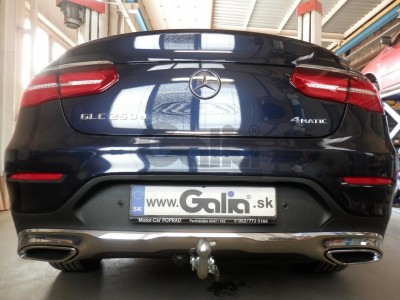 Фаркоп оцинкованный Galia для Mercedes GLC-Class x253 2015-2022, Mercedes GLC-Class Coupe C253 2016-2022 быстросъемное крепление шара