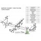 Фаркоп для Toyota Land Cruiser Prado 90 1996-2002 со сварным фланцевым шаром