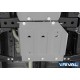 Защита РК + комплект крепежа, Rival, Алюминий для Great Wall Poer, V-2.0, АКПП, полный, 2021-н.в.