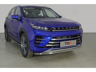 Защита передняя нижняя 42,4 мм для Exeed LX 1.5L Turbo 2WD 2022 – н.в. EXEEDLX22-06