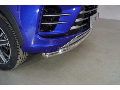 Защита передняя нижняя 60,3 мм ТСС для Exeed LX 1.5L Turbo 2WD 2022 – н.в.