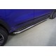 Пороги с площадкой 75х42 мм ТСС для Exeed LX 1.5L Turbo 2WD 2022 – н.в.