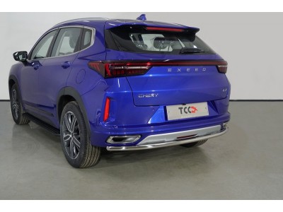 Защита задняя 42,4 мм для Exeed LX 1.5L Turbo 2WD 2022 – н.в. EXEEDLX22-23