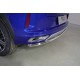 Защита задняя 42,4 мм ТСС для Exeed LX 1.5L Turbo 2WD 2022 – н.в.