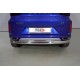 Защита задняя (овальная) 75х42 мм ТСС для Exeed LX 1.5L Turbo 2WD 2022 – н.в.