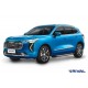 Пороги на автомобиль "Bmw-Style круг" Rival для Haval Jolion 2021-н.в., 180 см, 2 шт., алюминий
