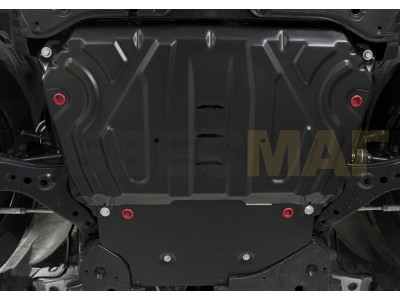 Защита картера и КПП Автоброня, сталь 2 мм для Toyota RAV4 2019-2021