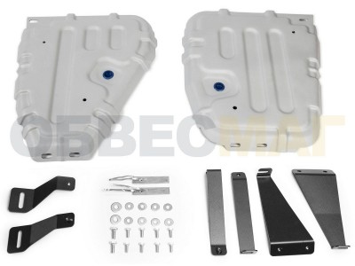 Защита топливного бака Rival для Volkswagen Tiguan/Skoda Kodiaq № 333.5122.1