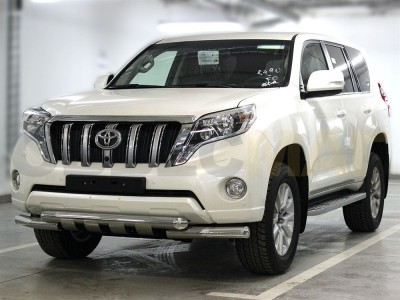 Защита переднего бампера Shark 76 мм для Toyota Land Cruiser Prado 150 № LCPR13_1.8