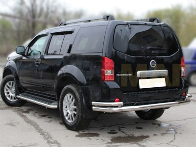 Защита задняя с уголками 76-53 мм для Nissan Pathfinder № NP10 4.1