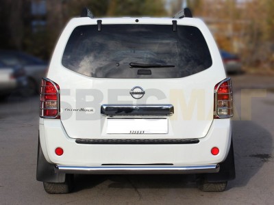 Защита заднего бампера 76 мм для Nissan Pathfinder № NP10 4.5