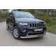 Защита передняя двойная 76-42 мм ТСС для Jeep Grand Cherokee 2013-2021