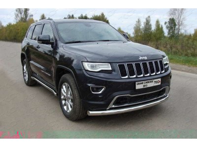 Защита переднего бампера 76 мм для Jeep Grand Cherokee № GRCHER13-02