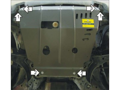 Защита картера и КПП Мотодор сталь 2 мм для Ford Escape/Ford Maverick/Mazda Tribute 2001-2007