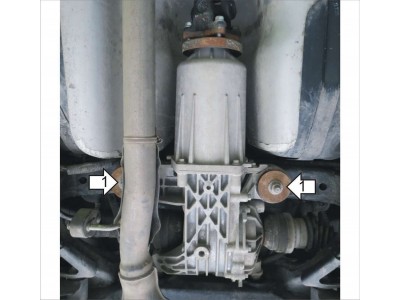 Защита заднего дифференциала Мотодор сталь 3 мм для Chevrolet Captiva/Opel Antara 2006-2016