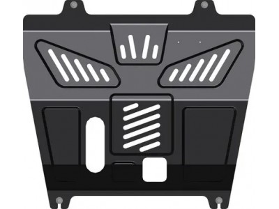 Защита картера двигателя, КПП (2 мм, сталь) для Nissan X-Trail 2007-2015 (V - 2.4), Nissan X-Trail 2015-2022, Nissan Qashqai (сборка СПБ) 2015-2021, Renault Koleos 2008-2015 №18.SL 9055