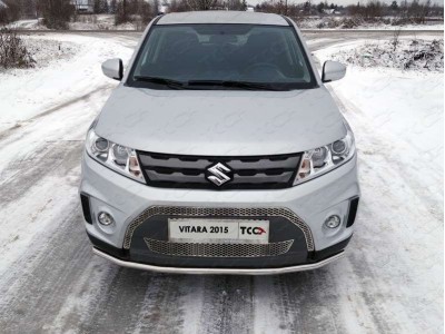 Защита переднего бампера 42 мм для Suzuki Vitara № SUZVIT15-01