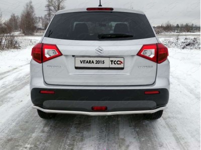 Защита заднего бампера длинная 42 мм для Suzuki Vitara № SUZVIT15-22