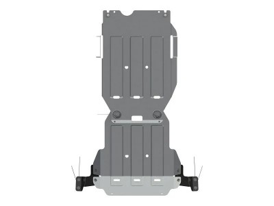 Защита КПП (4 мм, алюминий) для Isuzu D-MAX 2012-н.в. (V - 2.5TD,2.5TD, 3.0TD) №32.3160