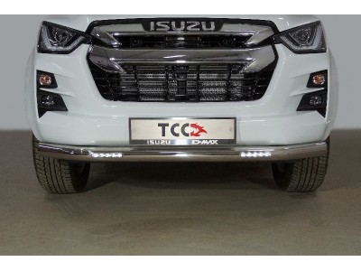 Защита передняя нижняя (с ДХО) 76,1 мм для Isuzu D-Max 2019 – н.в. ISDMAX19-16