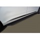 Пороги алюминиевые "Slim Line Black" 2020 мм ТСС для GAC GN8 2020 – н.в.