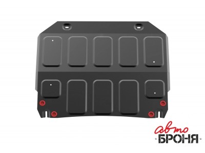 Защита картера (сталь) + комплект крепежа для GAC GS3 2024-н.в. (V - 1.5, робот, передний привод, рынок РФ) №111.03404.1