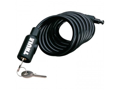 Thule Cable Lock - стальной кабель в пластиковой оплетке позволит поместить велосипед на крепление и обеспечит максимальную защиту от кражи № 538