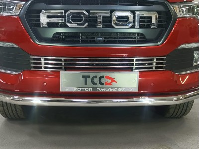 Решетка радиатора 12 мм для Foton Tunland G7 2.0 Diesel АКПП 4WD 2024-н.в. №FOTTUNG724-21