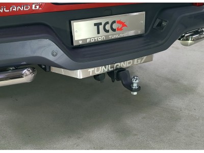 Фаркоп (шар E нерж.) для Foton Tunland G7 2.0 Diesel АКПП 4WD 2024-н.в. №TCU00434N