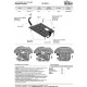Защита картера + комплект крепежа, АвтоБРОНЯ, Сталь, FAW Bestune T77, V-1.5, робот, 2021-н.в., бензин