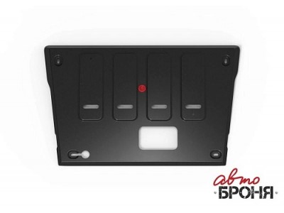 Защита картера + комплект крепежа, АвтоБРОНЯ, Сталь, FAW Bestune T77,  V-1.5, робот, 2021-н.в., бензин №111.08011.1