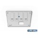 Защита картера + комплект крепежа, Rival, Алюминий для FAW Bestune T77,  V-1.5, робот, 2021-н.в., бензин 