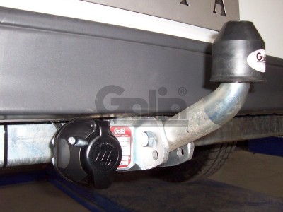 Фаркоп оцинкованный для Nissan Primastar 2002-2014, Opel Vivaro 2002-2014, Renault Trafic 2002-2014 быстросъемное крепление шара