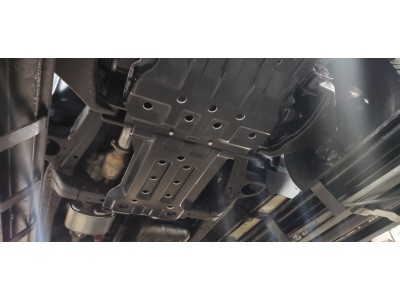 Защита картера, КПП и РК (композит 8 мм) для Tank 300 2021-н.в. (V - все), Tank 500 2021-н.в. (V - 2.0 Hybrid) (2 части)