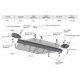 Защита РК (алюминий) + комплект крепежа для Tank 300 2023-н.в. (V - 2.0, АКПП, полный)