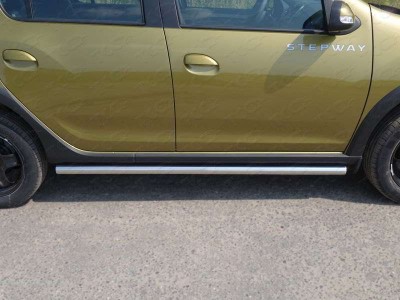 Пороги труба 60 мм для Renault Sandero Stepway № RENSANST15-10