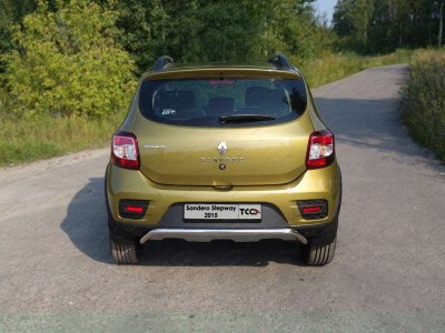 Защита заднего бампера 42 мм для Renault Sandero Stepway № RENSANST15-12