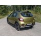 Защита заднего бампера 60 мм ТСС для Renault Sandero Stepway 2015-2018