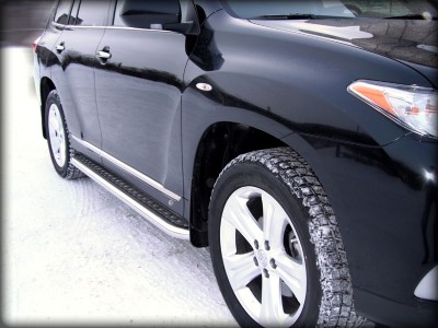 Пороги с листом d-43 для Toyota Highlander 2010-2013 HYG2010_2.1