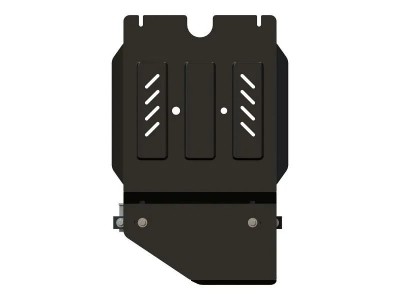 Усиленная защита КПП и РК (3 мм, сталь) для Toyota Hilux (Vigo, Fortuner) 2006-2015 (V = 2.5d; 3.0TD AT) №24.1159 V2