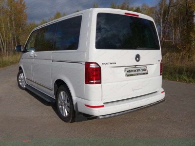 Защита заднего бампера 42 мм для Volkswagen Multivan T6 № VWMULT15-17